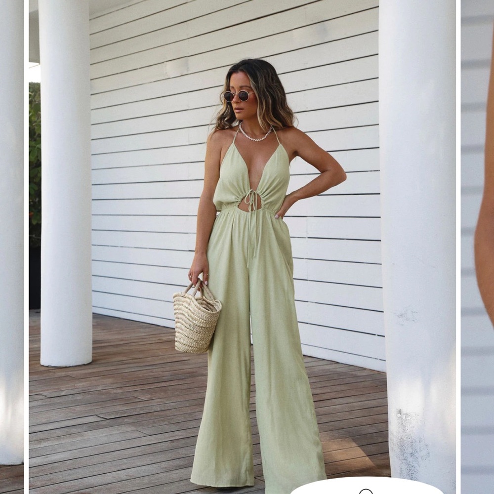 Vici Living Easy Adjustable Halter Jumpsuit